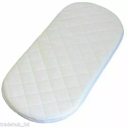 Baby PramMoses Basket Mattress Waterproof Made in England Top Quality 80 x 30