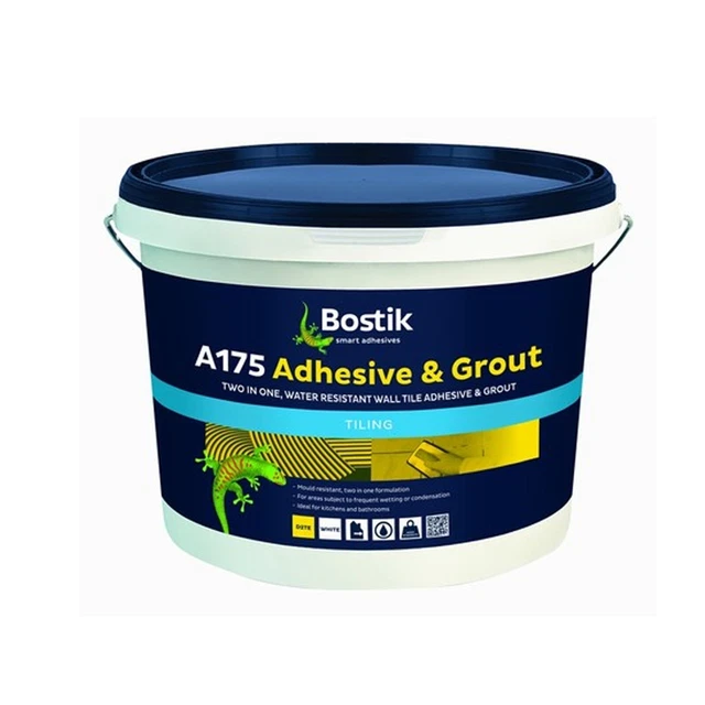 BOSTIK WALL TILE Adhesive A175 Waterproof Ready Mixed 10 Litres Adhesive & Grout £12.95