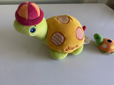 Chicco Chicco Arcobaleno Tartaruga Giocattolo Sonoro Peluche Bimbi Vintage No Carrillon 
