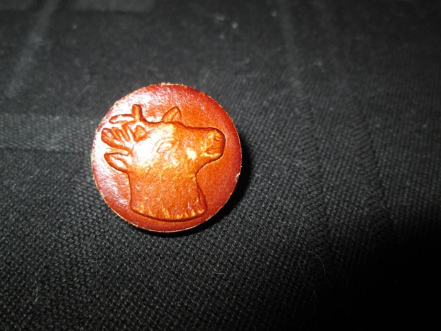 ANCIEN BOUTON DE VENERIE CHASSE ARGENT Forêt Noire cerf EUR 40,00