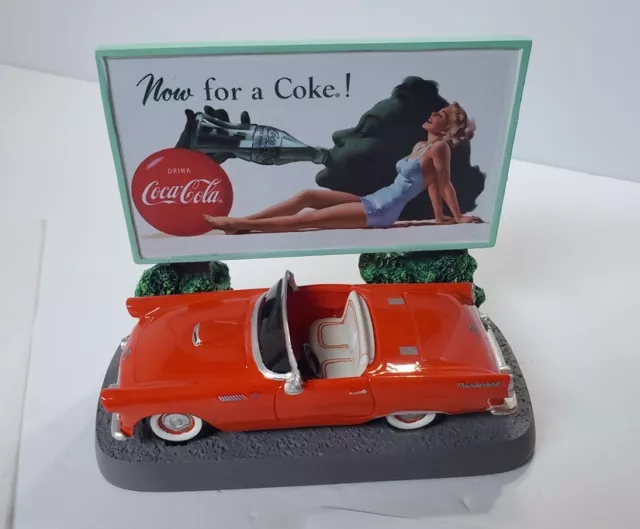HAMILTON COLLECTION Coca-Cola Road to Refreshment Figure & COA Red Thunderbird