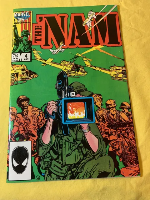 The Nam #4 Marvel Comics 25th Anniversary 1986 Good Condition
