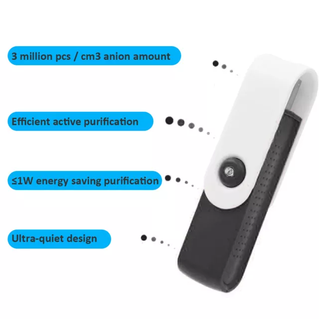 USB Ionic Air Purifier Portable Air Cleaner Mini Ionizer For Home Office Car 3
