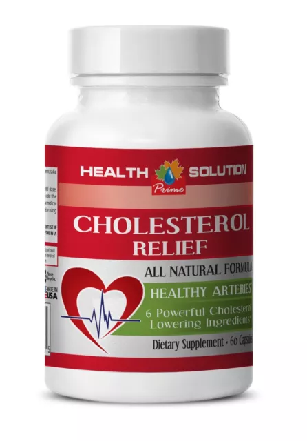 Alivio del colesterol (1 botella, 60 cápsulas)