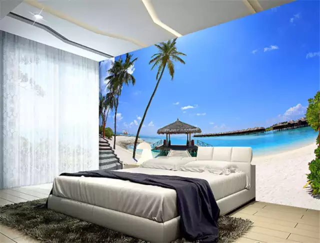 Anantara Veli Resort Maldive Full Wall Mural Photo Wallpaper Print Home 3D Decal 2