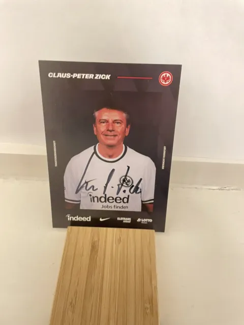 Eintracht Frankfurt Traditionmannschaft Autogrammkarte Claus-Peter Zick Signiert