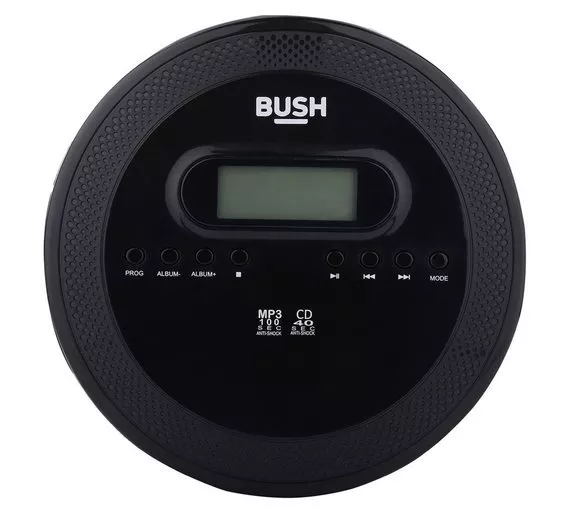 Bush CD Player with MP3 Playback PCD-320B - Black 4249032