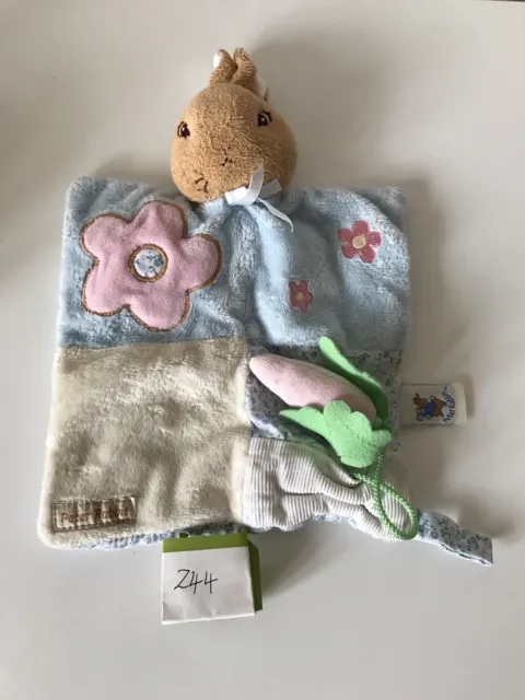 Peter Rabbit Babytröster Komfort Decke Spielzeug Babyblau Kuscheln
