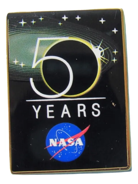 NASA Winco PIN '08 vtg 50 YEARS! Anniversary OFFICIAL EDITION vector logo