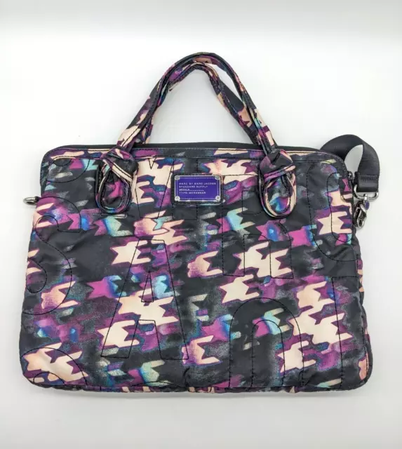 MARC BY Marc Jacobs Standard Supply nylon print 15" laptop messenger bag