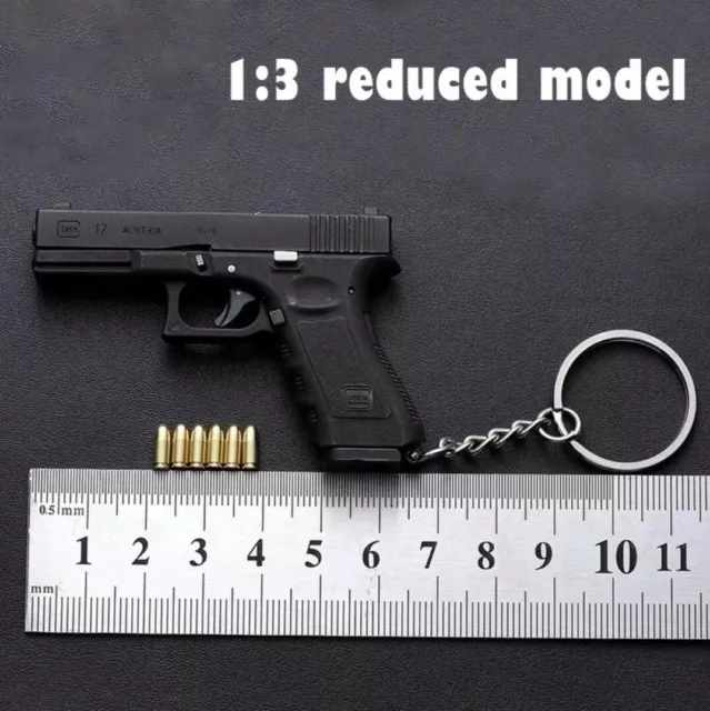 GLOCK 17 COLLEZIONE portachiavi smontaggio mini pistola metallo 1:3, Regalo  toy EUR 49,00 - PicClick IT