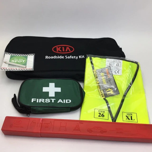 Kia Safety Kit First Aid Triangle Jacket Ceed Venga Optima Genuine AC09207005