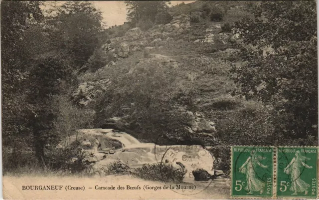 CPA BOURGANEUF Cascade des Boeufs - Gorges de la Mourne (1144235)