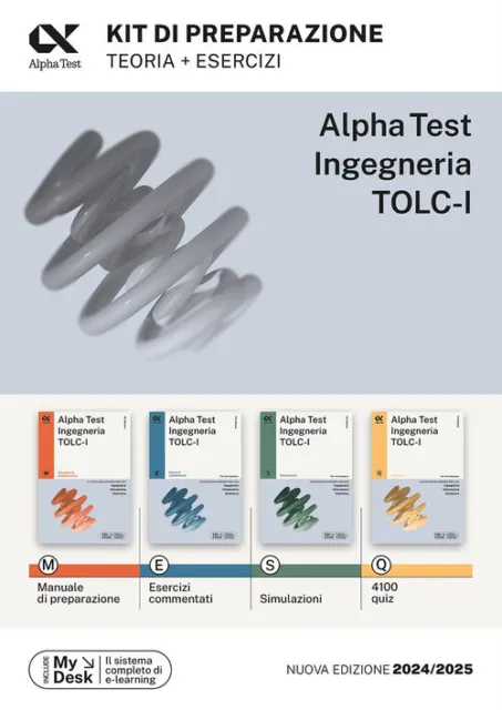 ALPHA TEST. INGEGNERIA. TOLC-I. Kit di preparazione - AA.VV. EUR 106,90 -  PicClick IT