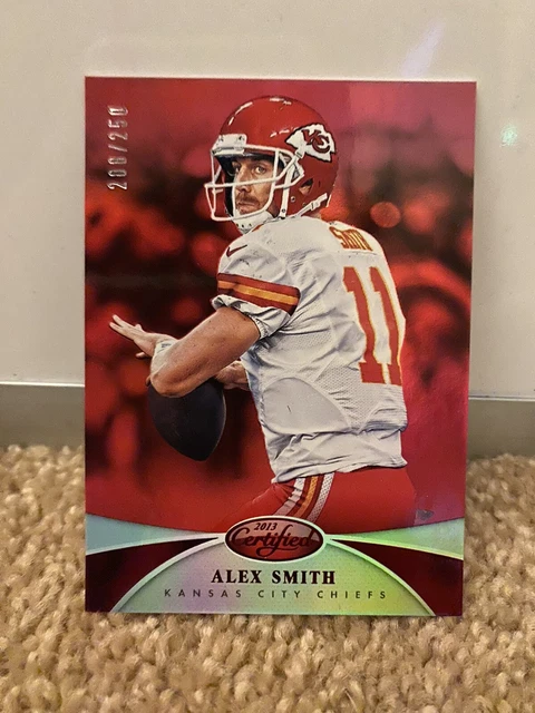 2013 Certified Mirror Red #61 Alex Smith /250 Kansas City Chiefs