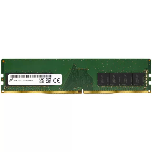 Micron 16GB DDR4 3200 MHZ PC4-25600 Dimm 288-Pin 1Rx8 Bureau Mémoire RAM 1x 16G
