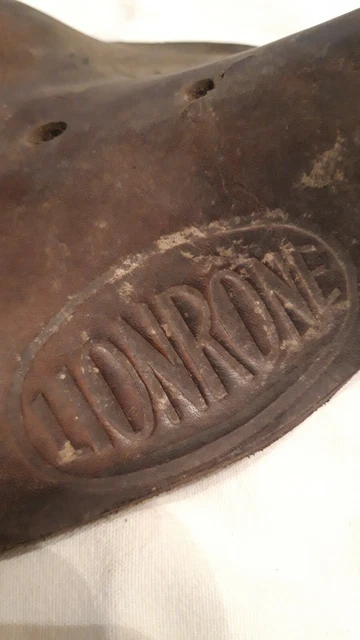 Selle De Vélo De Ville Ancienne Lionrone 155 - Cuir, Confort - Modèle Vintage