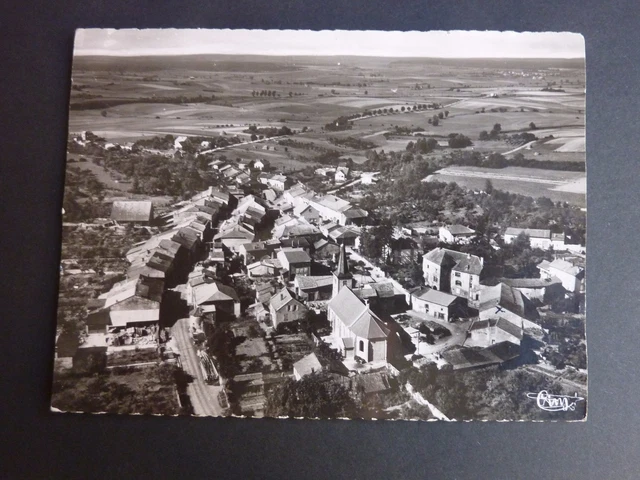 RECHICOURT LE CHATEAU Moselle CPA 57 vue aerienne du village