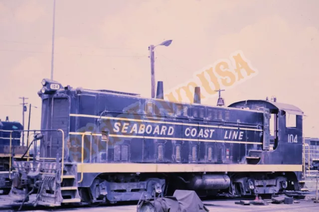 Vtg 1971 Train Slide 104 SCL Seaboard Coast Line Railroad X3M076
