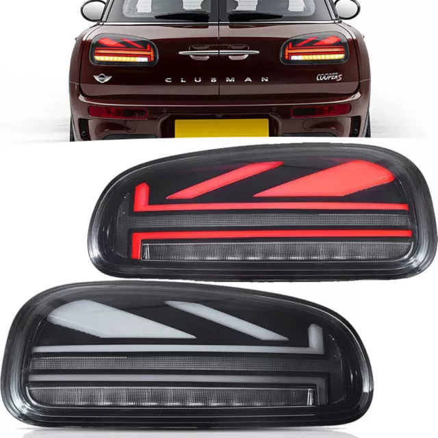 FOR 2015 2023 MINI Cooper Clubman F54 Smoke LED Tail lights