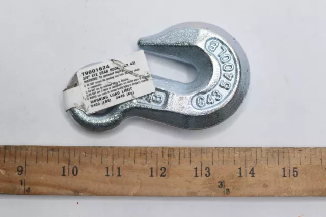 Campbell Eye Grab Hook Grade 43 Zinc Plated 3/8" T9001624