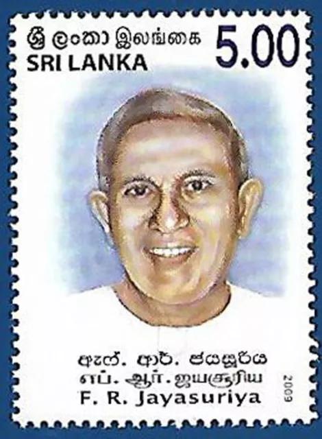 Sri Lanka 2009 Mnh F R Jayasuriya