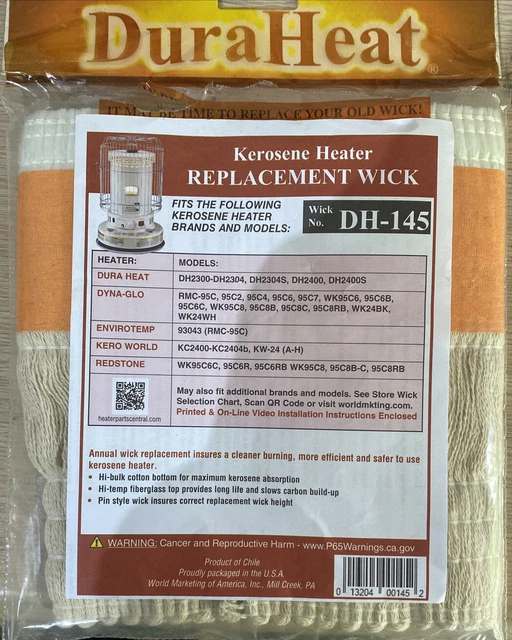 Dura Heat Kerosene Heater Quality Performance Replacement Wick DH-145