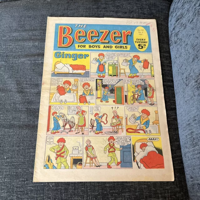 Beezer Comic - #725 - 6 December 1969