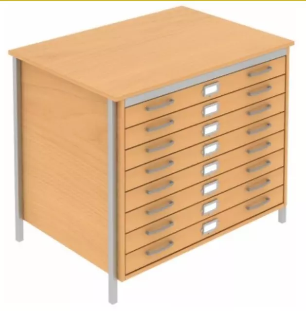 Best Seller Shoc Norton A1 Plan Chests 1,3,6 Or 8 Drawers Choice Of 10 Colours