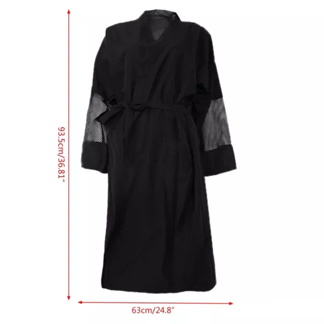 Fashion Barber Kimono Gown Robe Haircutting Salon Apron Waterproof Anti-static 2