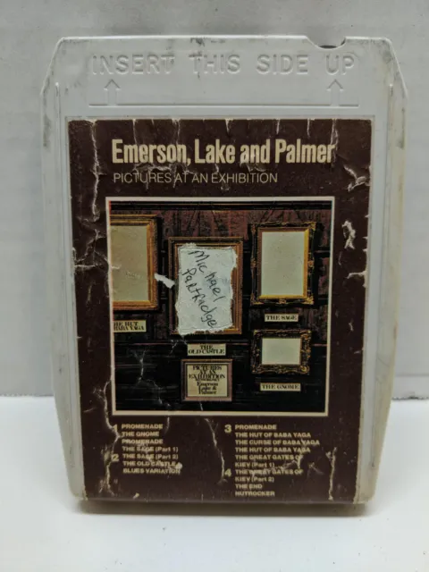 Emerson Lake & Palmer - Pictures At An Exhibition - WEA Records 8-Track Tape