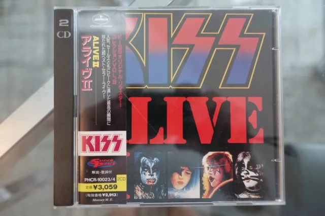 Kiss Alive II - 2 Japan CD mit OBI