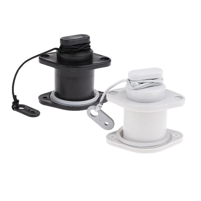BOAT DECK DRAIN Cap Scupper Valve / Plug for Kayak Canoe Dinghy £5.56