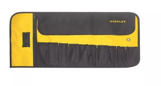 Stanley Tool Roll, 12 Pocket Roll 1-93-601, Brand New, Free AU Postage