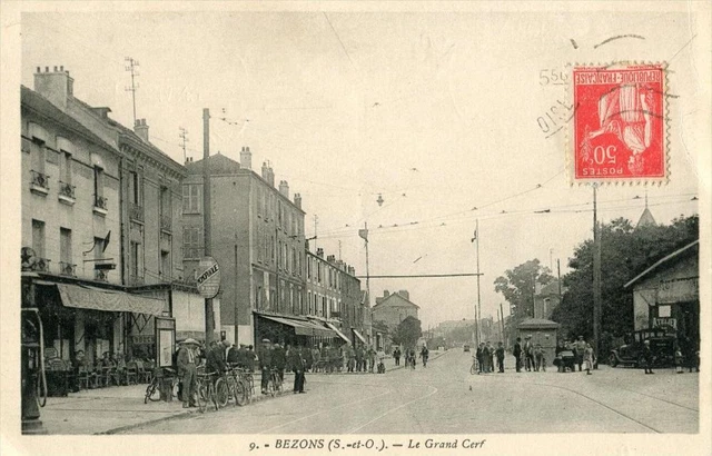 CPA 95 BEZONS LE GRAND CERF (cpa animée