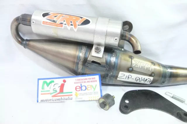 MARMITTA espansione SCARICO EXHAUST per Piaggio Quartz zip fast Rider 50 Zirri 2