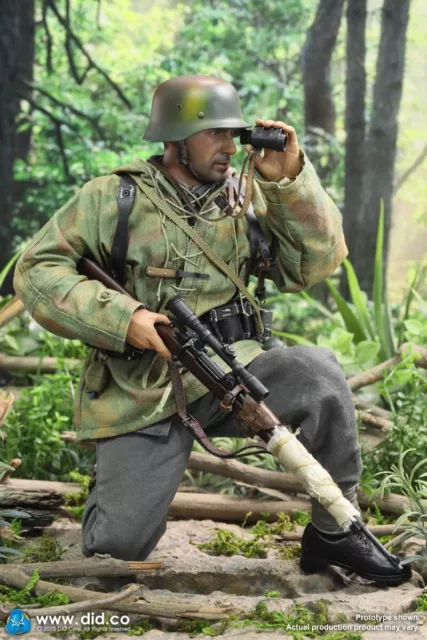 DID D80163 German WH Sniper – Wolfgang 1/6 Action Figure 2