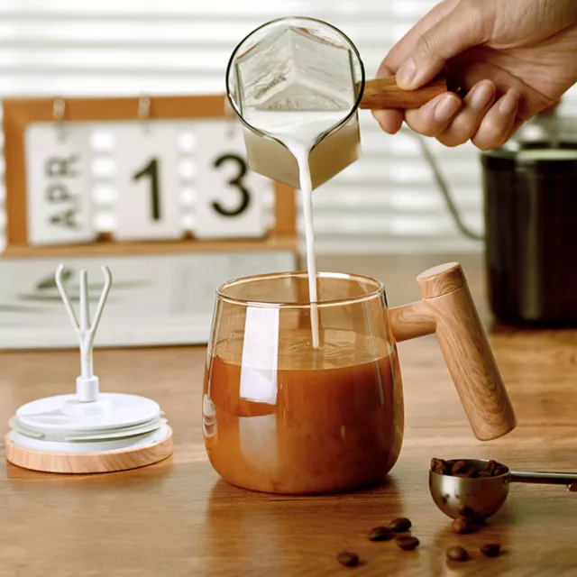 Battery Powered Mixing Cup Self-stirring Coffee Portable Electric Self Glass Mug