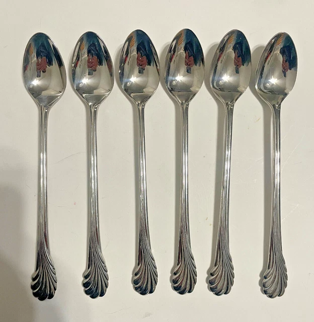 YAMAZAKI COVE Stainless 18/8 JAPAN Place Oval Spoons Lot Of 6 YAMAZAKI COVE Stainless 18/8 JAPAN Place Oval Spoons Lot Of 6