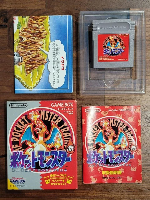 NINTENDO GB GAME Boy Pokemon Red First Generation 583.79