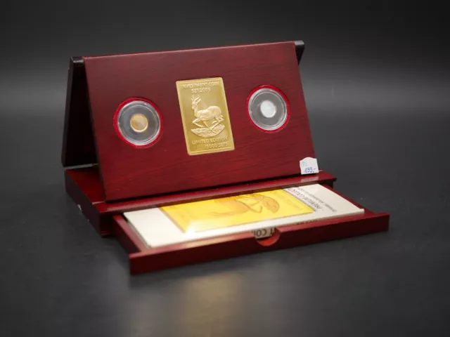 Investment Coin Set 2009 Premium Collection Gold und Silber Springbock