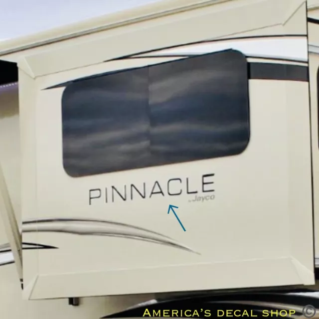 Pinnacle By Jayco Camper RV Trailer Decals (Set Of 2) OEM Oracle New 40”