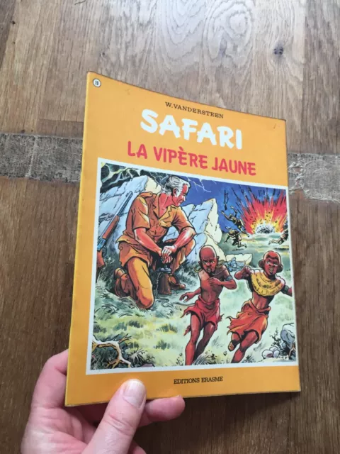 ALBUM BD VANDERSTEEN SAFARI 19 la vipere jaune     erasme eo 1974