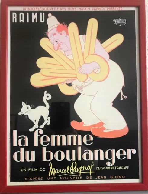 DUBOUT/PAGNOL Affiche de théâtre La Femme du Boulanger / neuf