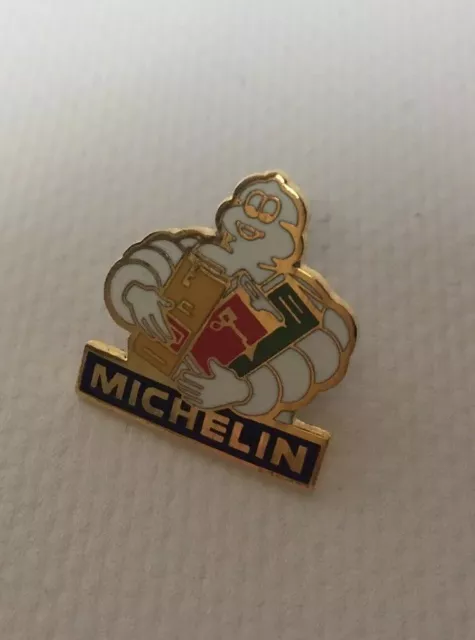 Rare Pin’s Pin Michelin Bibendum Doré