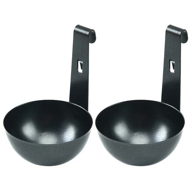 2 un. cuchara vaporizadora de huevos cocina contenedor cocinado taza de huevos caza furtiva