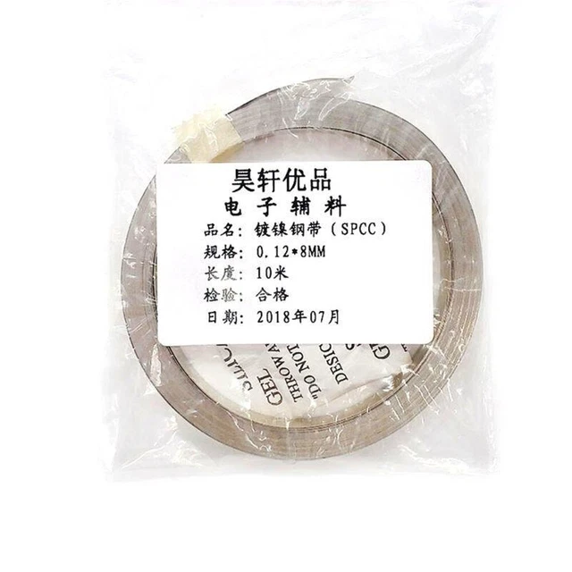 10M Li-ion Battery Ni Strip Spot Weld Connect Crafts