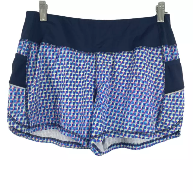 Athleta Vivid Ready Set Short Geo Paradise Reamult Printed Women's Small