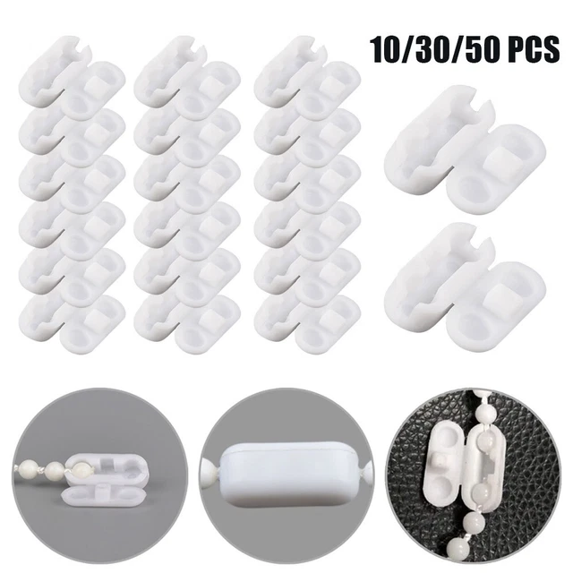 VGOL Lot De 40 Tiges Et Engrenages Blancs Pour Stores Verticaux – Compatibles 3-1/2" Et 5" – Rechange Fiable Et Léger