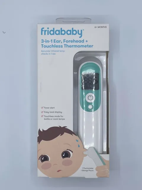 Frida Baby Infrared Thermometer 3-In-1 Ear Forehead Touchless Babies & Toddlers